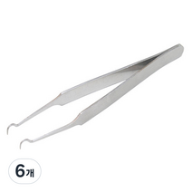 이프리트 피지 압출 핀셋, 유튜브 피지제거핀셋(갈고리형), 6개