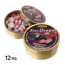 우기 와일드베리 드롭스 캔디, 200g, 12개입