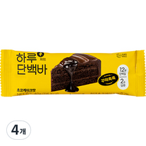 프로틴방앗간 하루단백바 제트 초코케이크맛, 40g, 4개