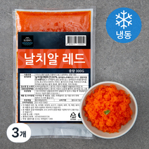 날치알 레드 (냉동), 300g, 3개