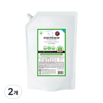 에버미라클 EM 세탁세제 프리미엄 리필, 800ml, 2개