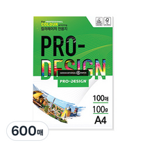 삼은파트너스 칼라레이저전용지 ProDesign 100g, A4, 600매