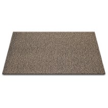 순수 코일 현관매트 120 x 90 cm 두께 12mm, 베이지 + 브라운, 1개
