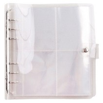라이프핏 포토카드 미니 다이어리 콜렉트북 128 x 87 mm, 클리어화이트, 100매