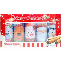켈슨 크리스마스 럭셔리 웨이퍼 선물세트, 크리스마스 럭셔리 웨이퍼 100g 5종 선물세트, 1세트