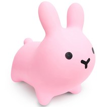 이고진 토끼 유아짐볼 + 공기주입펌프 + 마개 세트, 핑크