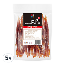극상소재 맛집 반려견 수제간식 200g, 오리슬라이스, 5개