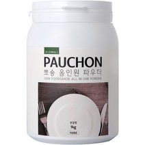 뽀숑 올인원 파우더 식기세척기 세제, 1kg, 1개