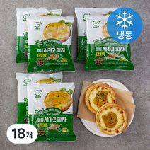 3시오븐 미니 시카고피자 단호박, 92g, 18개
