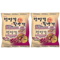 크라운 밤양갱 50g x 4p + 팥양갱 50g x 4p, 400g, 2세트