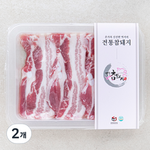 전통참돼지 한돈 삼겹살 구이용 (냉장), 400g, 2개