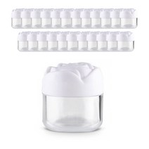 할로뷰티 장미캡 미니 크림공병 20g, 24개, 화이트