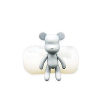 몰드비 서있는 베어브릭 2D 소 곰돌이 수제 실리콘 몰드 단품 1개입