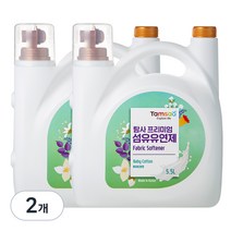 탐사 프리미엄 섬유유연제 베이비코튼, 5.5L, 2개