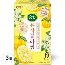 순작 유자블라썸 티백, 1.8g, 20개입, 3개