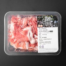 파머스팩 제주 흑돼지 미박앞다리 불고기용 (냉장), 1kg, 1개