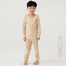 롤리트리 아동용 솔리드 발열 내의 상하의 세트 PS