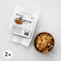 권기옥 명인 웃말 무 장아찌, 225g, 2개