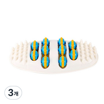 행복의모든것 발바닥 굴리미 롤러 지압 마사지기, 3개, 화이트