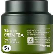 토니모리 더 촉촉 그린티 수분 크림, 100ml, 5개