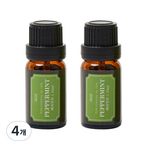 알레 비건 아로마 에센셜 오일 페퍼민트, 10ml, 4개