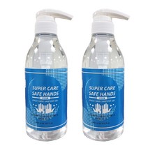슈퍼케어 세이프 핸즈 손소독젤 펌프형, 500ml, 2개