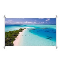 윤씨네 크로스텐션 스크린 삼각대 886 x 498 mm 16:9 와이드, CT-SH40