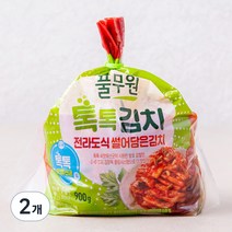 풀무원 톡톡 전라도식 썰은김치, 900g, 2개