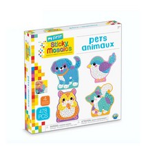 오르브 팩토리 뉴 마이 퍼스트 스티커 모자이크, 애완동물 4종, 1개