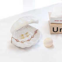 주앤지 진주알 조개 트레이 무드등, 1개, 화이트 펄