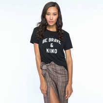 서브얼반라이엇 BE BRAVE AND KIND LOOSE 반팔 티셔츠