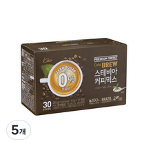 카페브루 프리미엄 스위트 스테비아 커피믹스 285g, 30개입, 5개