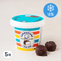 본본 사몬타나 코코아코팅 아이스크림 미니컵 (냉동), 80g, 5개