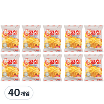크라운 C콘칲 스낵, 44g, 40개입