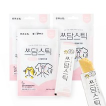 반려소반 쓰담스틱 강아지 간식 5p, 닭가슴살, 3개