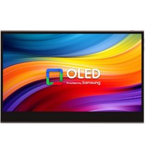 한성컴퓨터 33.7cm FHD DEX 포터블 배터리 멀티터치 모니터, TFX133F OLED PRO