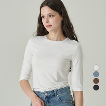 아피나르 여성 레이온 7부 티셔츠