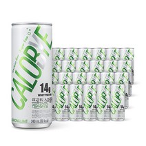 칼로바이 프로틴 스파클링 무설탕 단백질 보충제 레몬라임, 24개, 240ml