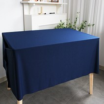 생활방수 테이블보, NAVY, 180 x 155cm