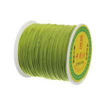 나일론 매듭실 실팔찌 만들기 0.8mm, Olive, 90m