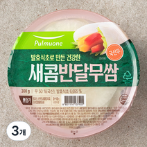 풀무원 새콤반달무쌈, 300g, 3개