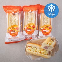 눈꽃치즈콘 어니언 핫도그 (냉동), 155g, 3개