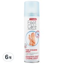 티타니아 파우더 풋스프레이, 200ml, 6개