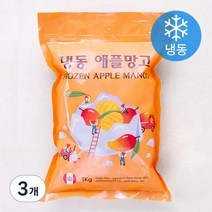 윌프레쉬 애플망고 다이스 (냉동), 1kg, 3개