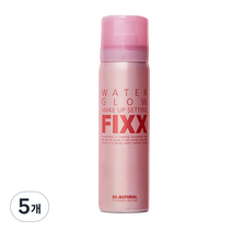 쏘내추럴 워터 글로우 메이크업 세팅 픽서, 75ml, 5개