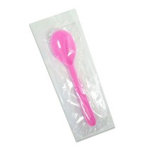 생활을그리다 아이스크림용 일회용 스푼 12cm 핑크, 1개입, 300개