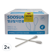 수성 멸균탈지면봉 10cm 2p, 30개입, 2개