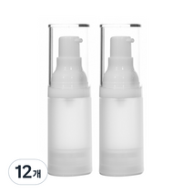 에어리스 반투명 PP 진공에센스 용기 20ml, 12개