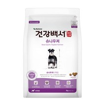 뉴트리나 건강백서 슈나우저 강아지사료, 2kg, 1개, 생선