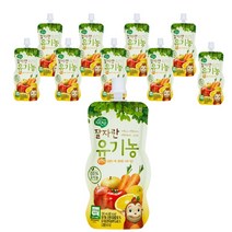 자연은 잘자란 유기농 코코몽 과일야채주스 100ml, 오렌지, 10개